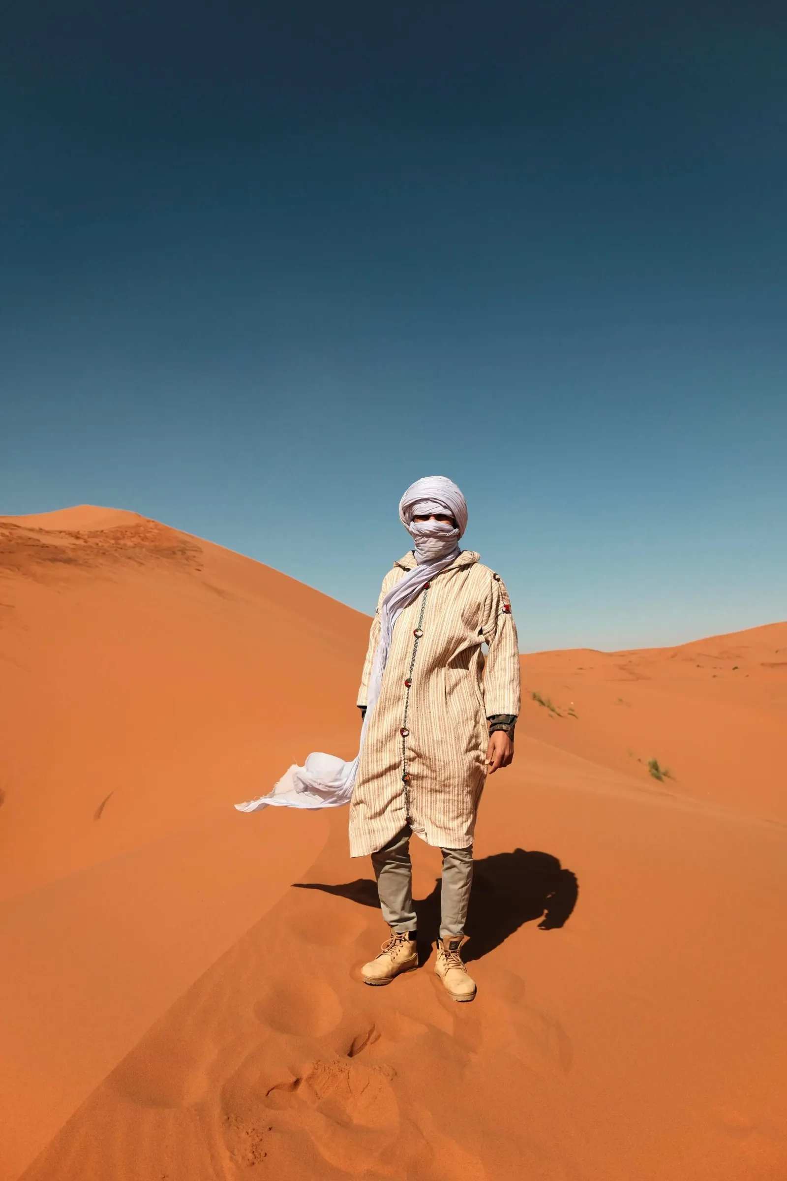 One of our guides on the dunes